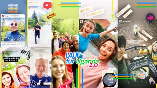 Lauf für Uganda 2.0 - Bilder von Instagram-Nutzern und Teilnehmern