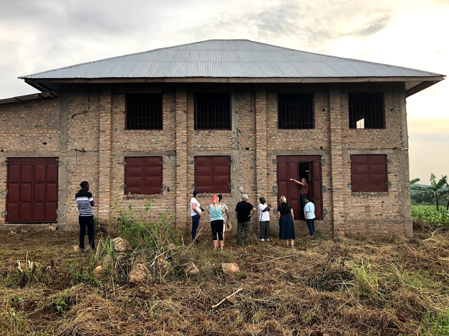 Neues Gebäude der Kaffeekooperation in der Pfarrei Busagula in der Diözese Masaka